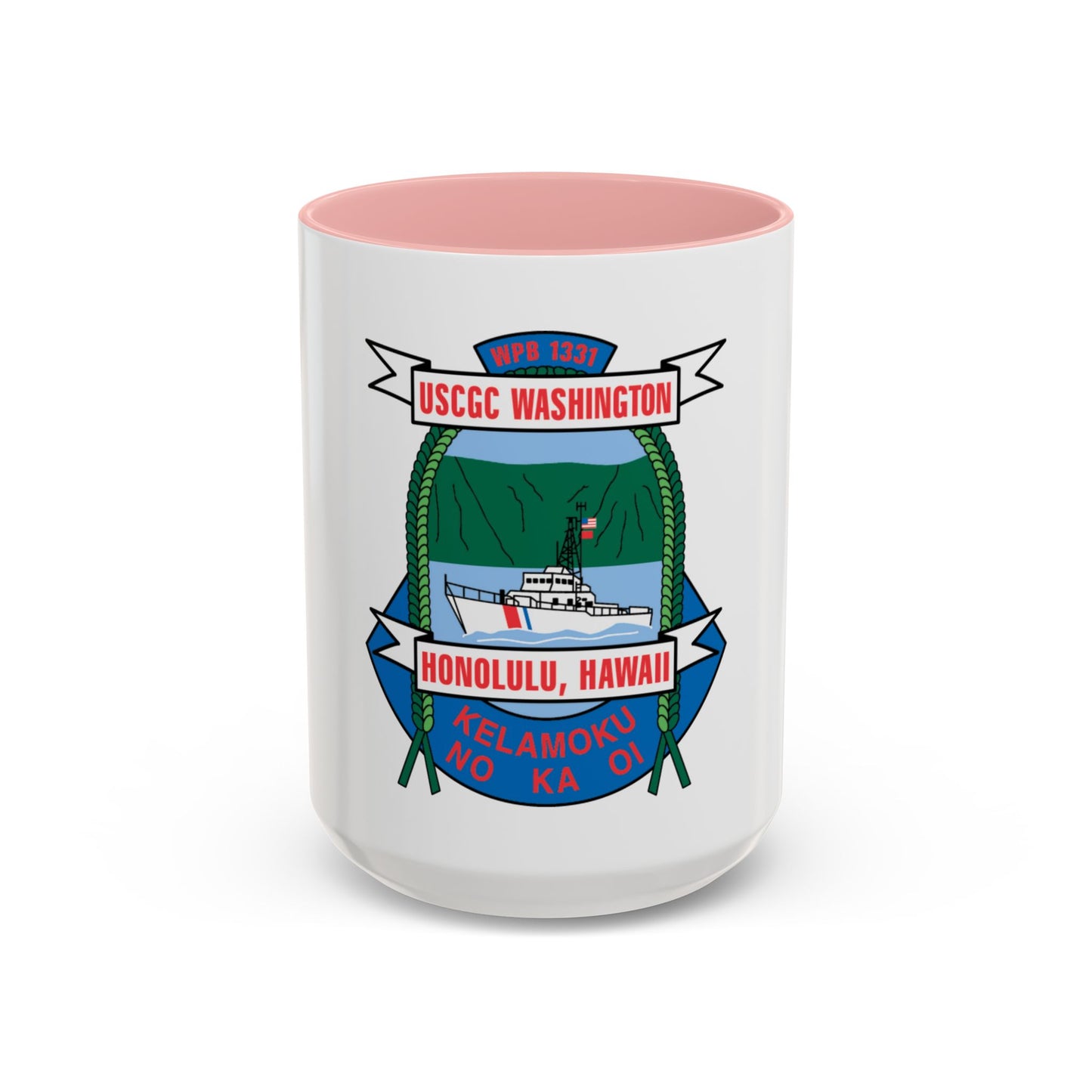 USCGC Washington WPB 1331 Honolulu Hawaii (U.S. Coast Guard) Accent Coffee Mug