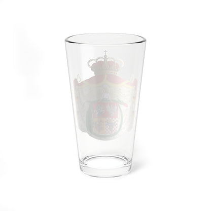 Coat of Arms of Vladislav Jagaila as king of Poland (Lithuania) (Coat of Arms) Pint Glass 16oz