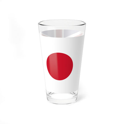UKJapan flag (Japan) Pint Glass 16oz