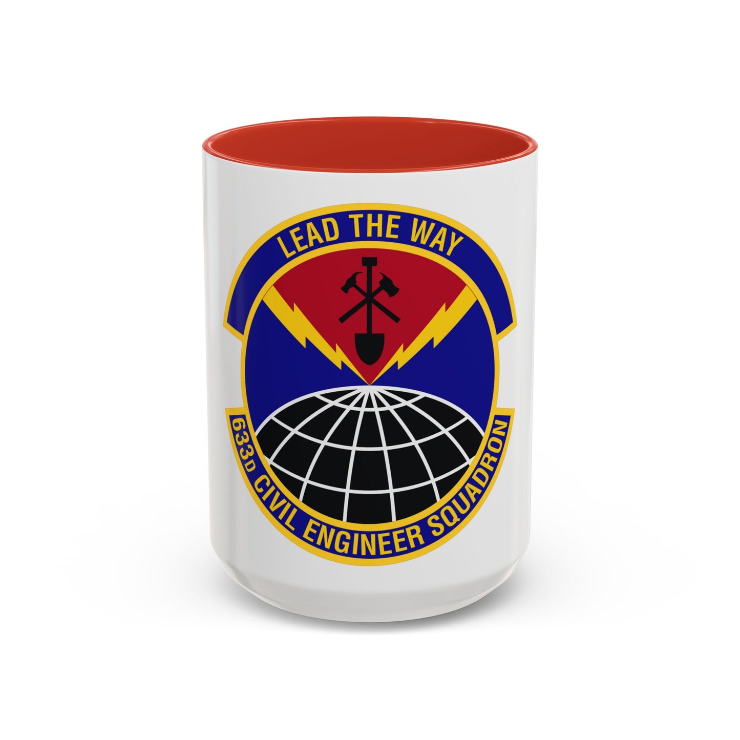 633d Civil Engineer Squadron (U.S. Air Force) Accent Coffee Mug