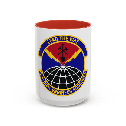 633d Civil Engineer Squadron (U.S. Air Force) Accent Coffee Mug