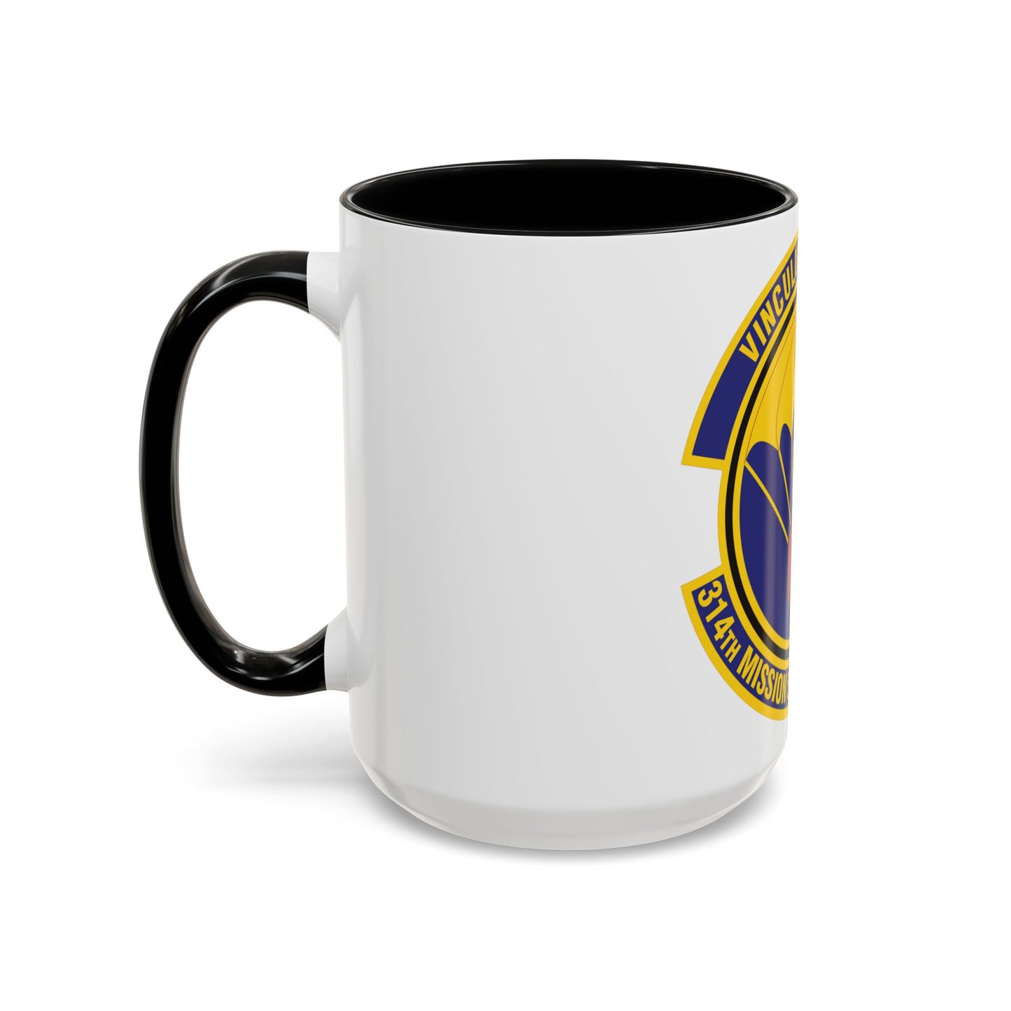 314th Mission Support Squadron (U.S. Air Force) Accent Coffee Mug