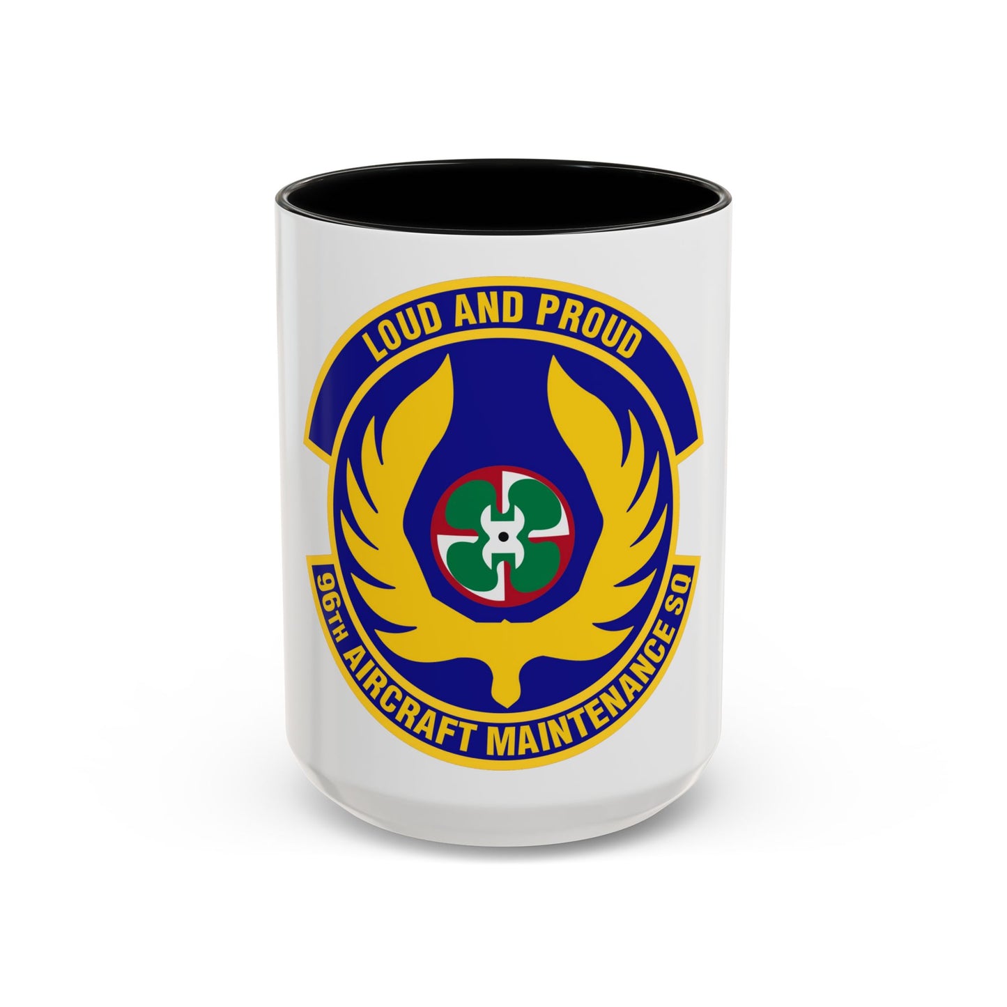 96th Aircraft Maintenance Squadron (U.S. Air Force) Accent Coffee Mug