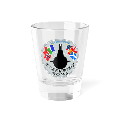 Verre à liqueur USS Springfield Everybody Rows (US Navy) 1,5 oz