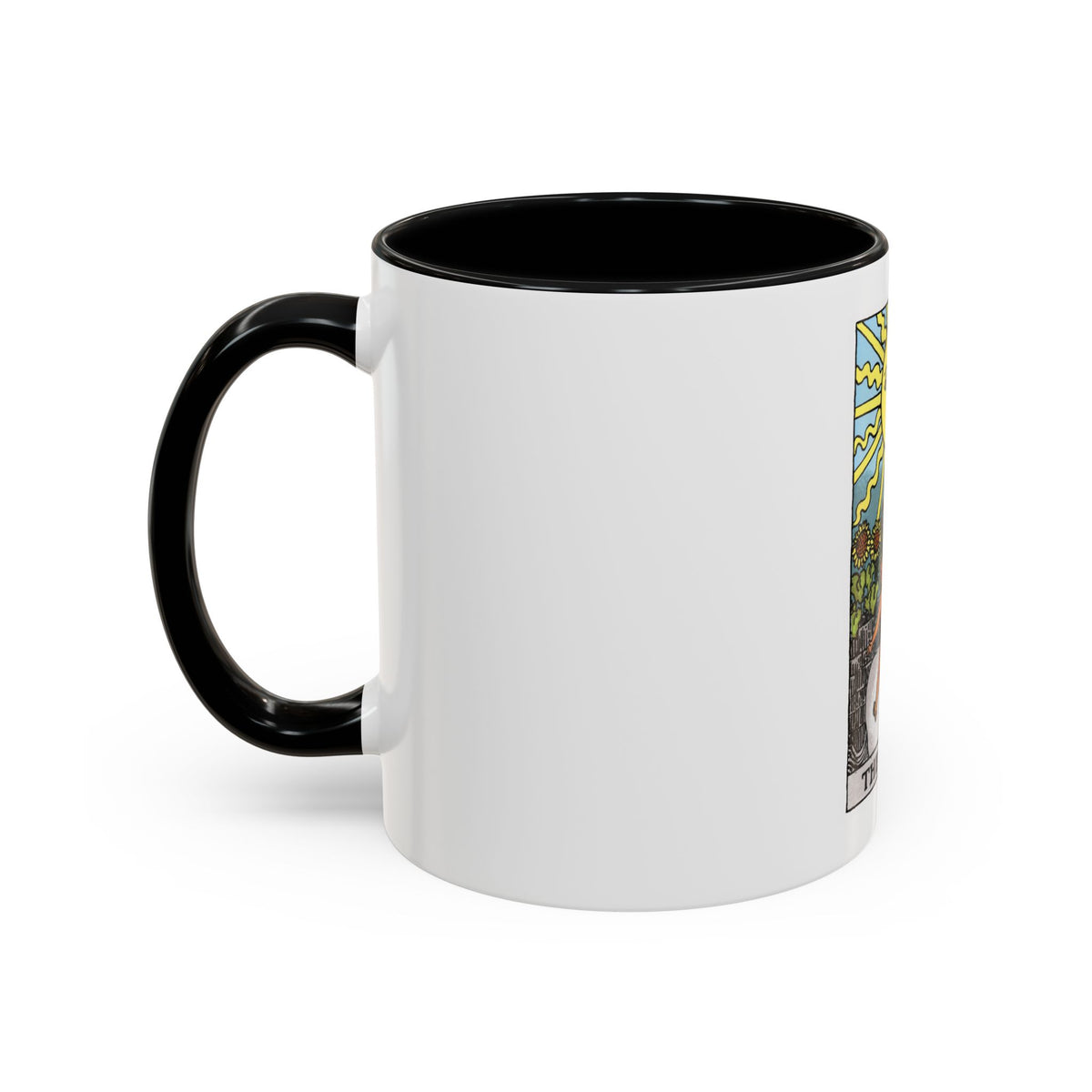 The Sun (Tarot Card) Accent Coffee Mug