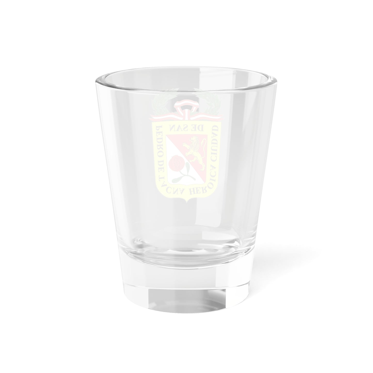 Escudo de San Pedro de Tacna (Peru) (Coat of Arms) Shot Glass 1.5oz