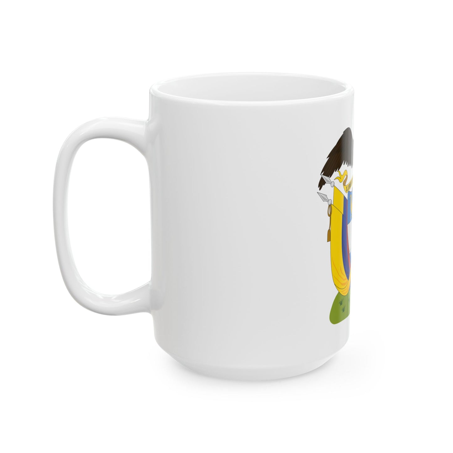 Coat of arms of Colombia (1890) - White Coffee Mug