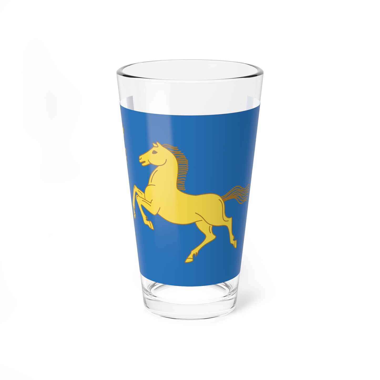 Flag of Duvansky rayon (Russia) Pint Glass 16oz
