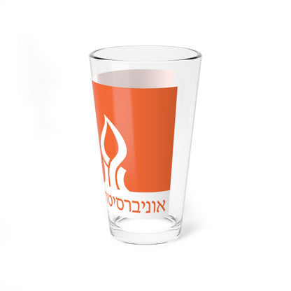 Flag of Ben Gurion University of the Negev (Israel) Pint Glass 16oz