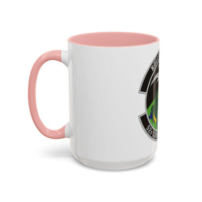 52d Combat Communications Squadron (U.S. Air Force) Accent Coffee Mug