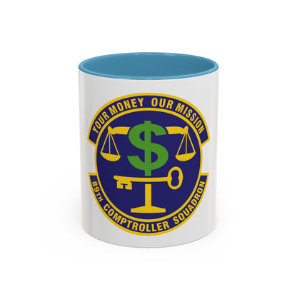 89th Comptroller Squadron (U.S. Air Force) Accent Coffee Mug