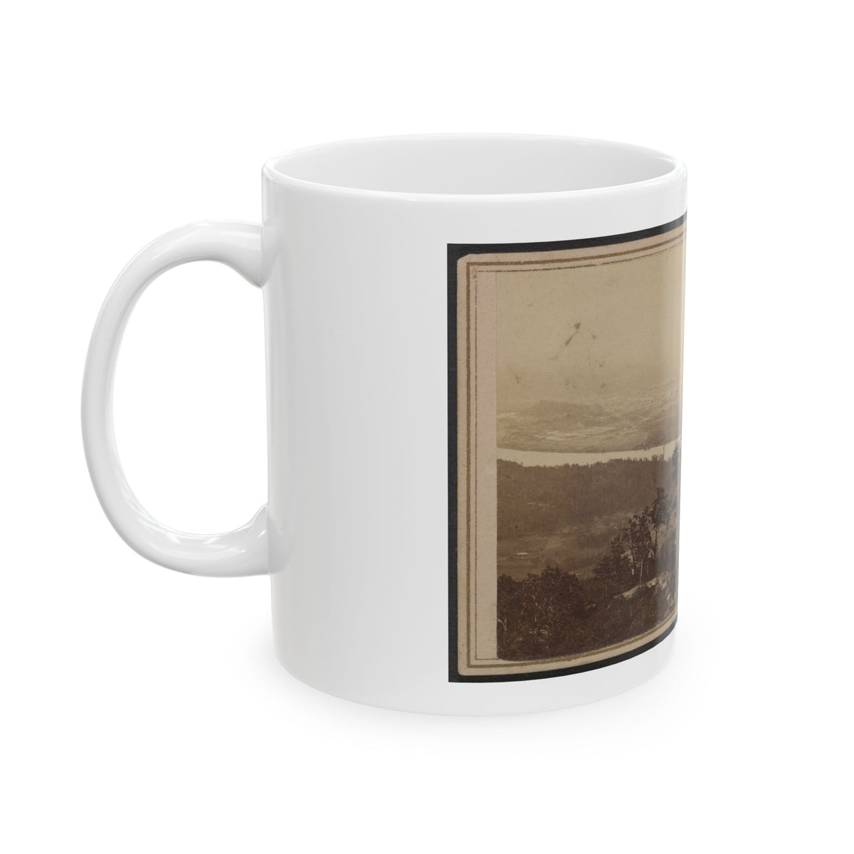 Three Unidentified Soldiers At Point Lookout, Tennessee (U.S. Civil War) White Coffee Mug