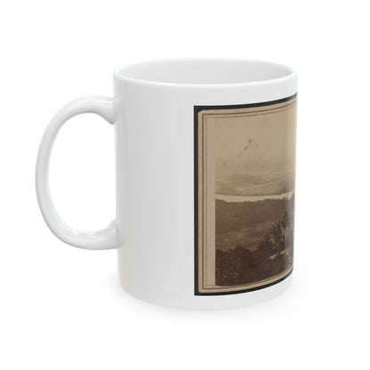 Three Unidentified Soldiers At Point Lookout, Tennessee (U.S. Civil War) White Coffee Mug