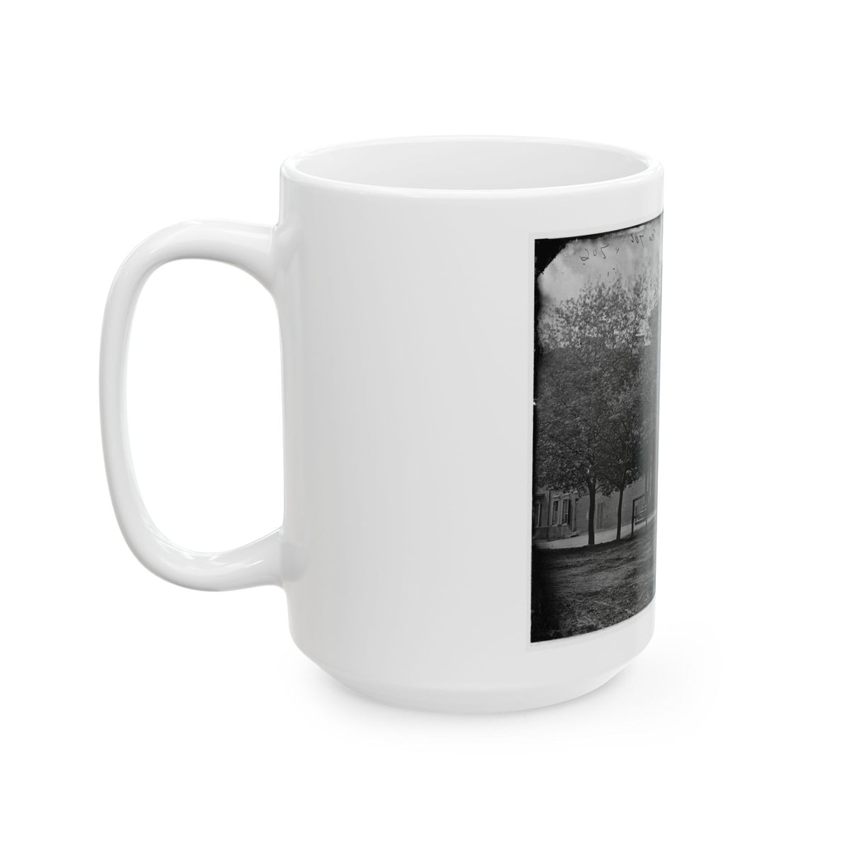 Washington, D.C. Central Office Of The Sanitary Commission, 1333 F Street, N.W. (U.S. Civil War) White Coffee Mug