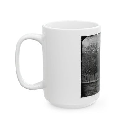Washington, D.C. Central Office Of The Sanitary Commission, 1333 F Street, N.W. (U.S. Civil War) White Coffee Mug