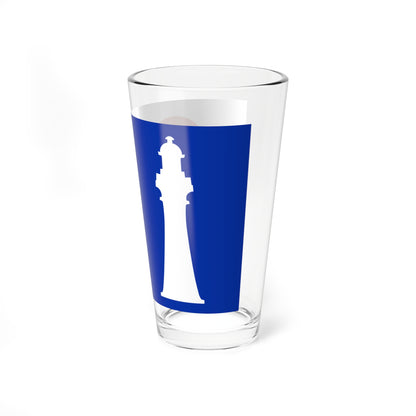 灯台局附属船旗章 (Japan) Pint Glass 16oz