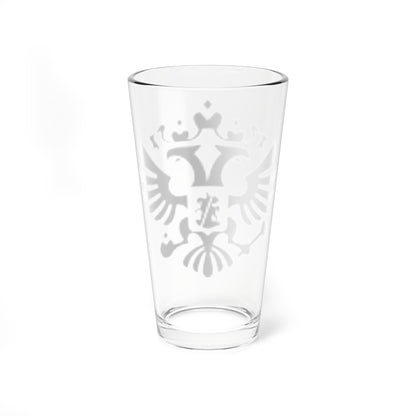 Digital gerb russia (Russia) (Coat of Arms) Pint Glass 16oz