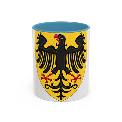 Shield and Coat of Arms of the Holy Roman Emperor (c.1300-c.1400) - Accent Coffee Mug
