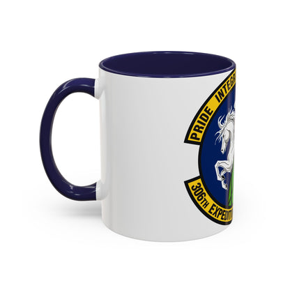 306th Expeditionary Airlift Squadron (U.S. Air Force) Accent Coffee Mug