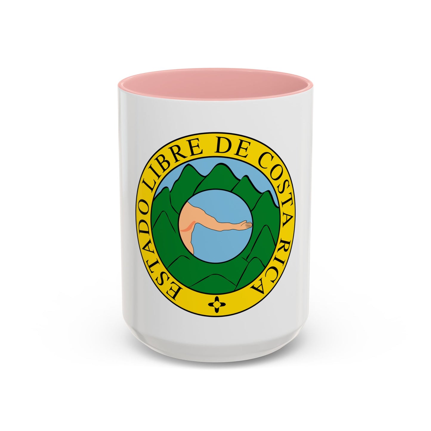 Coat of arms of Costa Rica (1824-1840 and 1842-1848) - Accent Coffee Mug