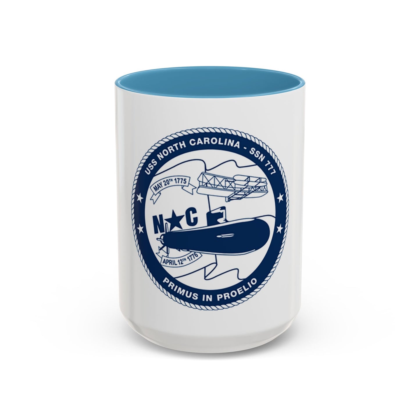 USS North Carolina SSN 777 (U.S. Coast Guard) Accent Coffee Mug