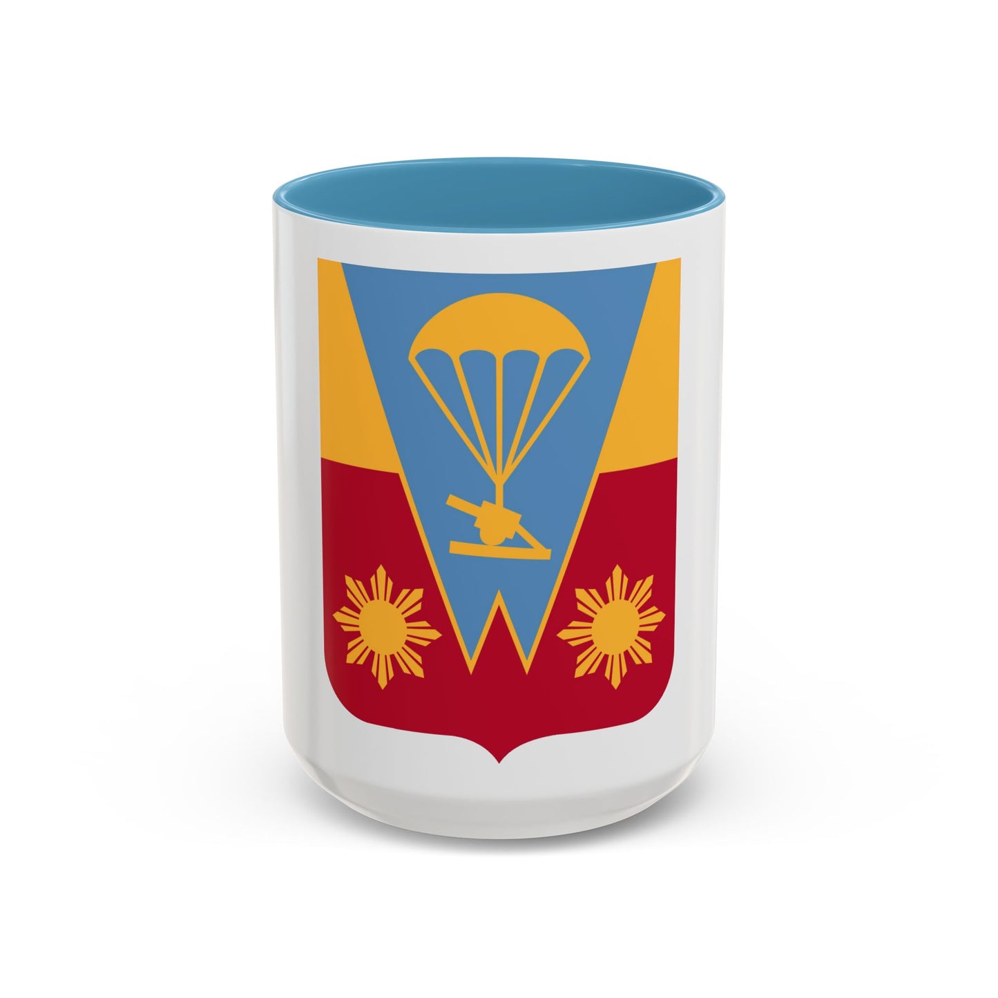 674th Airborne Field Artillery Battalion v2 (U.S. Army) Accent Coffee Mug