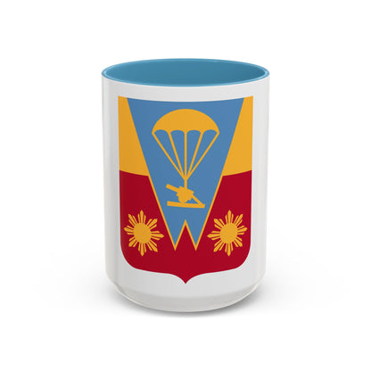 674th Airborne Field Artillery Battalion v2 (U.S. Army) Accent Coffee Mug
