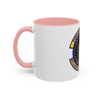 87th Civil Engineer Squadron (U.S. Air Force) Accent Coffee Mug