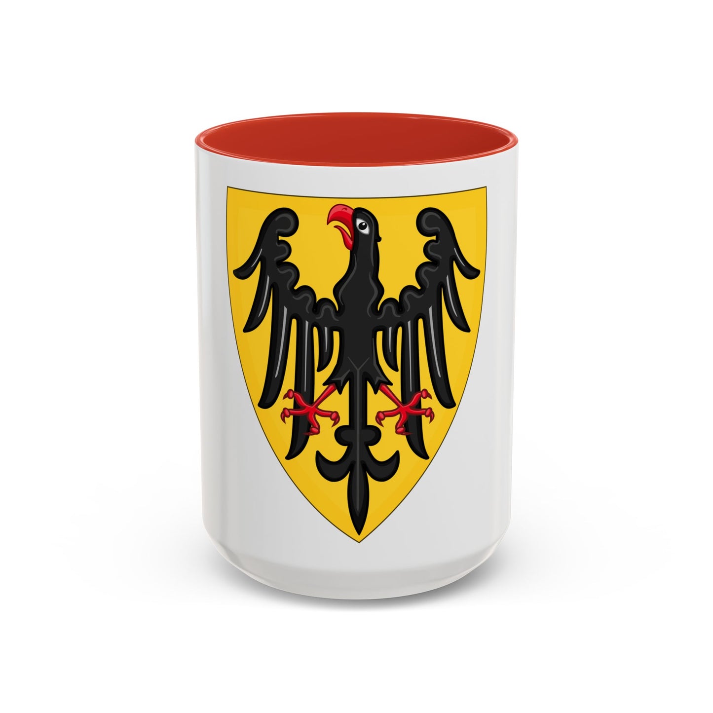 Shield and Coat of Arms of the Holy Roman Emperor (c.1200-c.1300) - Accent Coffee Mug