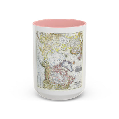 Top Of The World (1949) (Map) Accent Coffee Mug