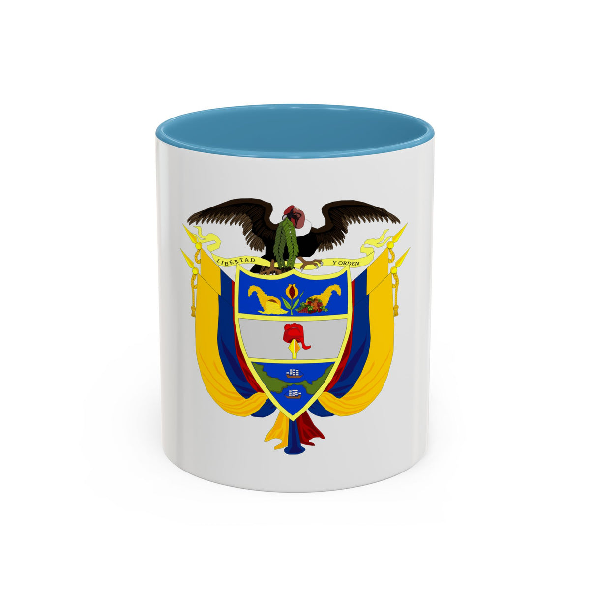 Coat of arms of Colombia 3 - Accent Coffee Mug