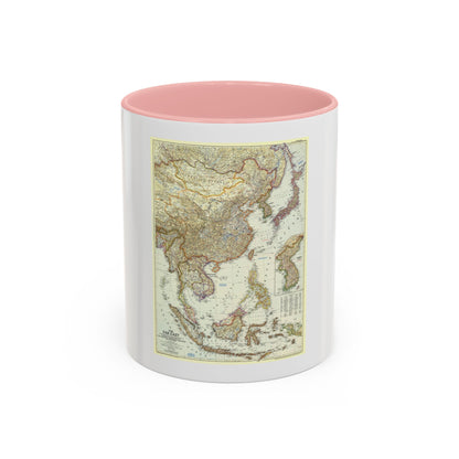 Far East (1952) (Map) Accent Coffee Mug