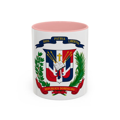 Coat of arms of the Dominican Republic - Accent Coffee Mug