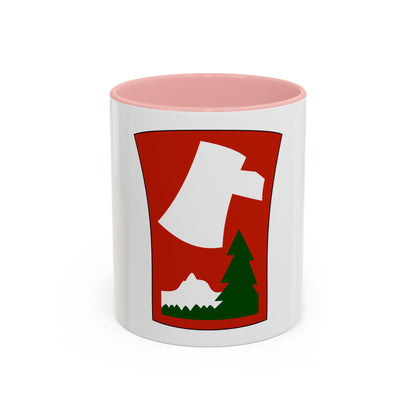 70th Infantry Division patch (U.S. Army) Accent Coffee Mug