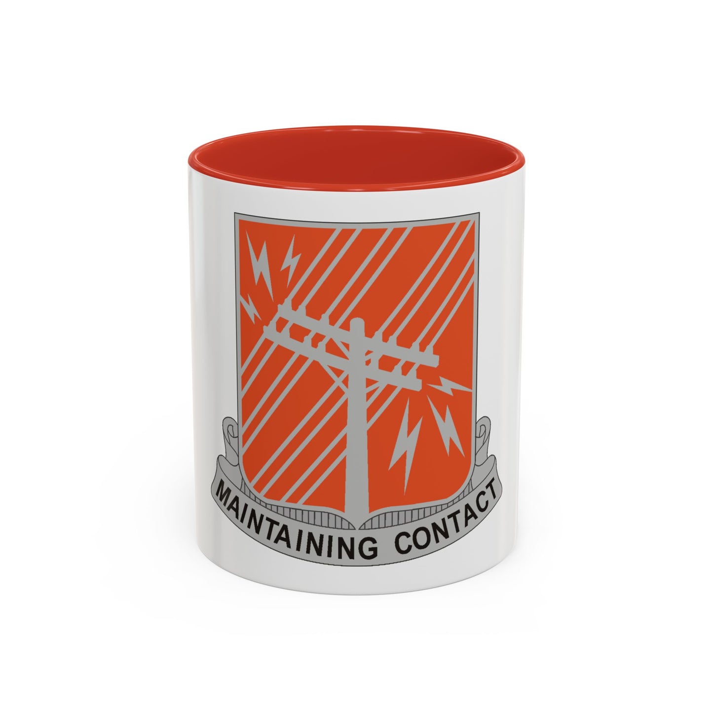 440 Signal Battalion (U.S. Army) Accent Coffee Mug