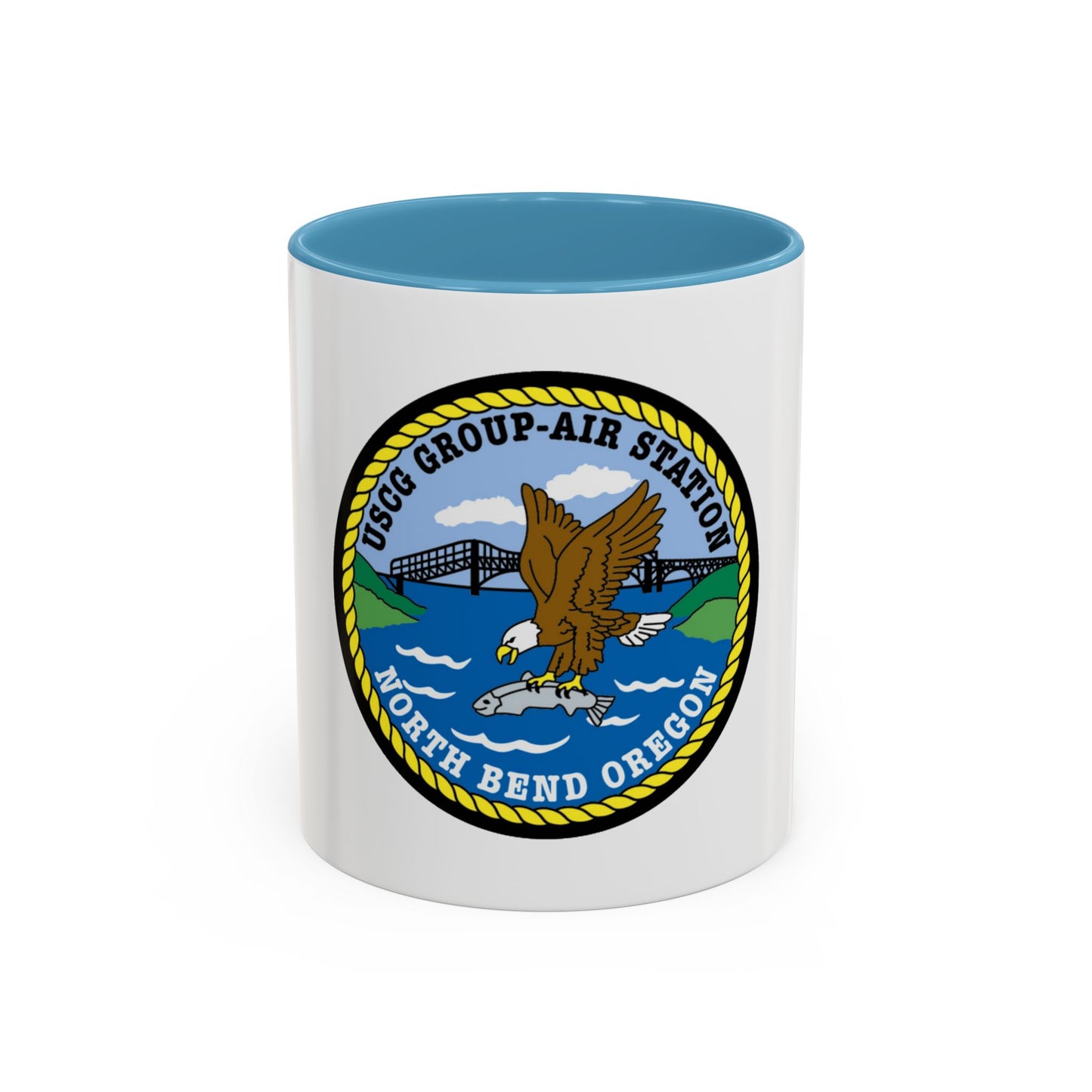 USCG Group Air Station North Bend (U.S. Coast Guard) Accent Coffee Mug
