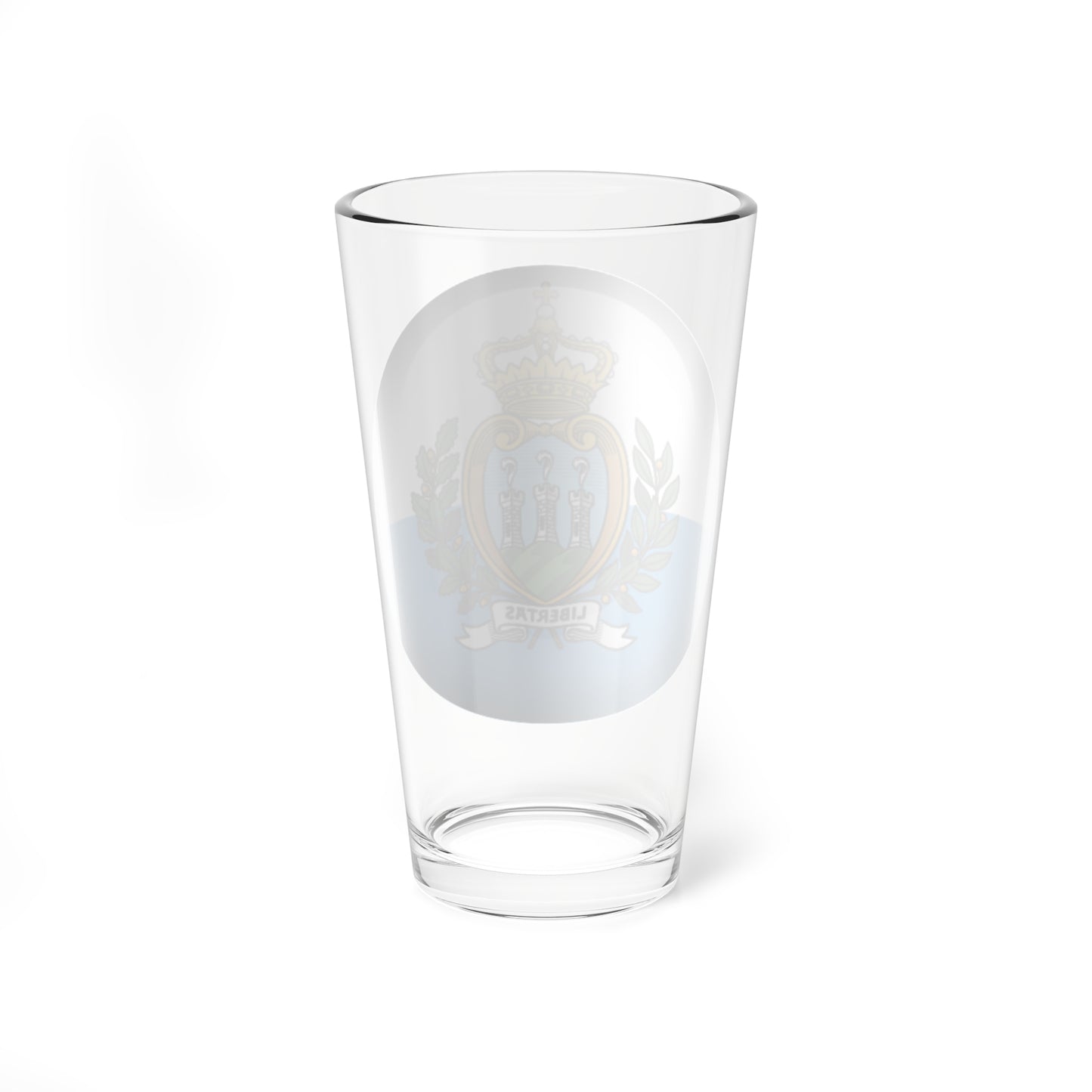 Flag orb San Marino (San Marino) Pint Glass 16oz