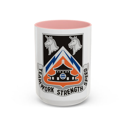 43 Signal Battalion (U.S. Army) Accent Coffee Mug