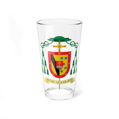 Escudo de Francisco Lerma Martínez (Spain) (Coat of Arms) Pint Glass 16oz