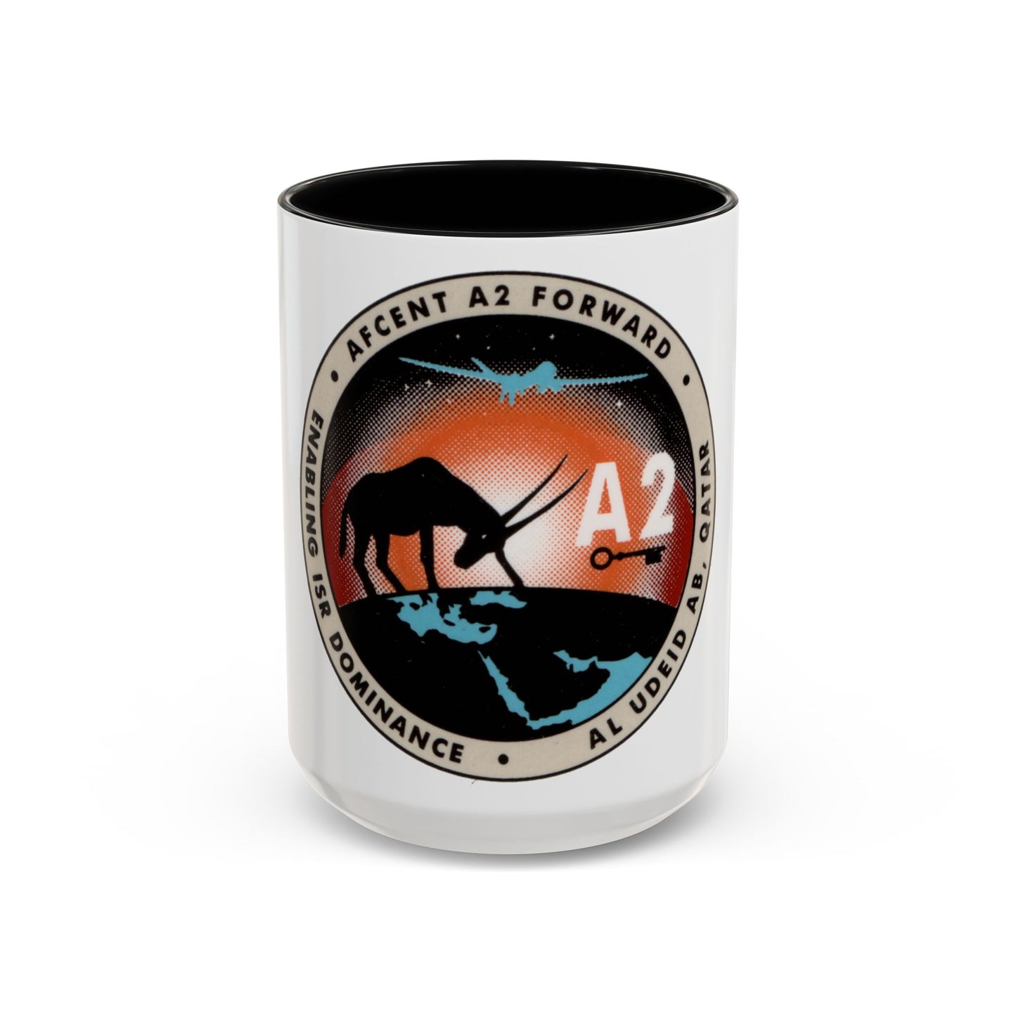 AFCENT A2 Forward (U.S. Air Force) Accent Coffee Mug