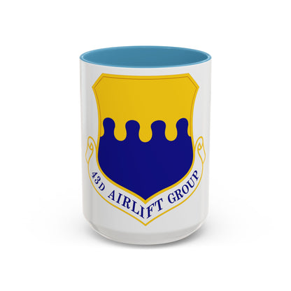 43d Airlift Group (U.S. Air Force) Accent Coffee Mug