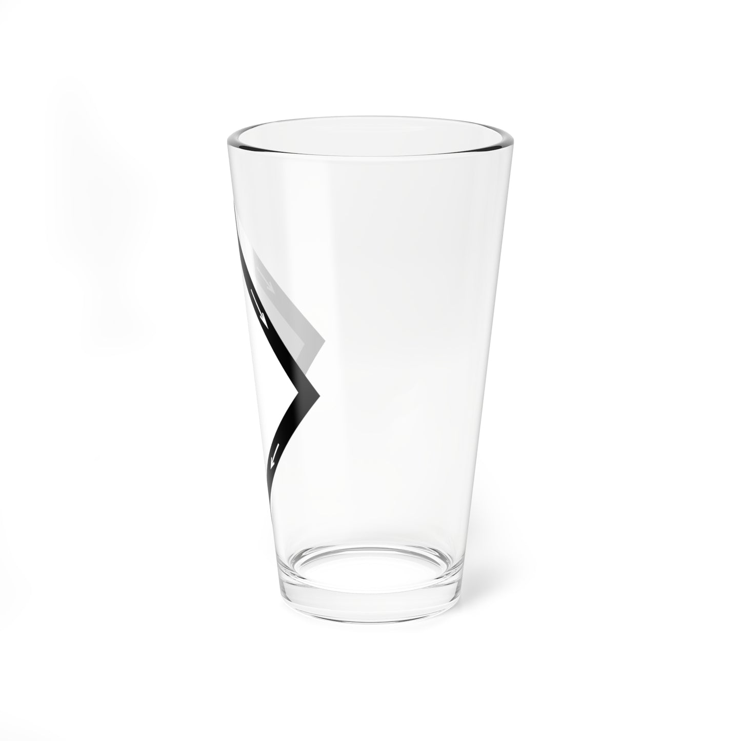 Emblem for the 2-IV-JTR (Denmark) (Coat of Arms) Pint Glass 16oz