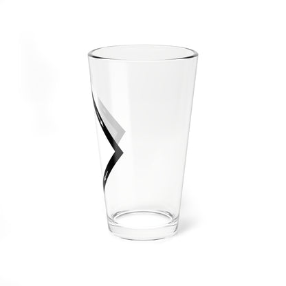 Emblem for the 2-IV-JTR (Denmark) (Coat of Arms) Pint Glass 16oz