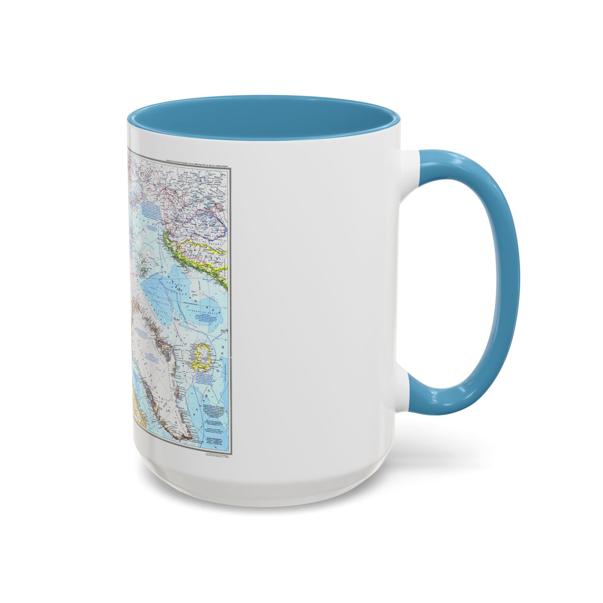 Arctic Ocean (1983) (Map) Accent Coffee Mug