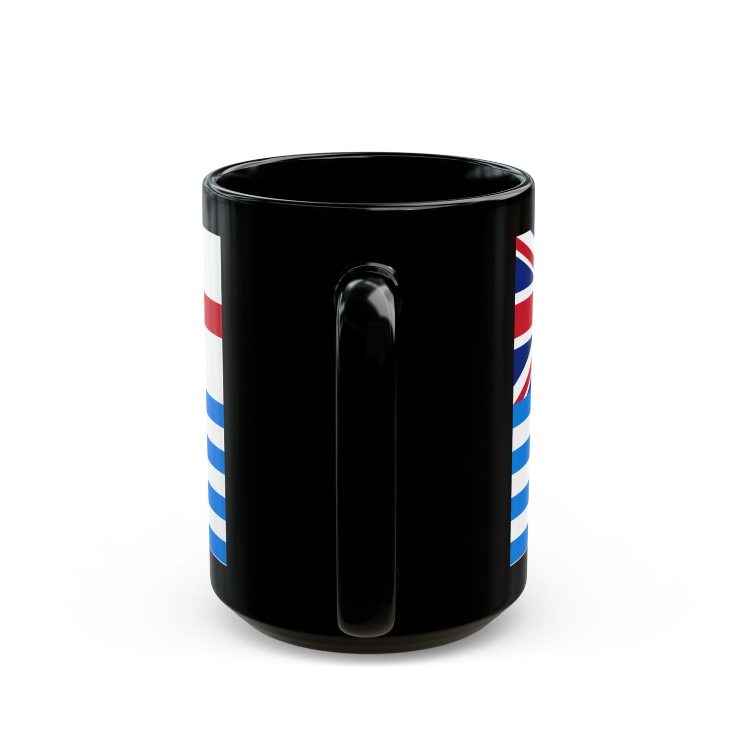 Lower Murray River Flag Australia - Black Coffee Mug-Go Mug Yourself