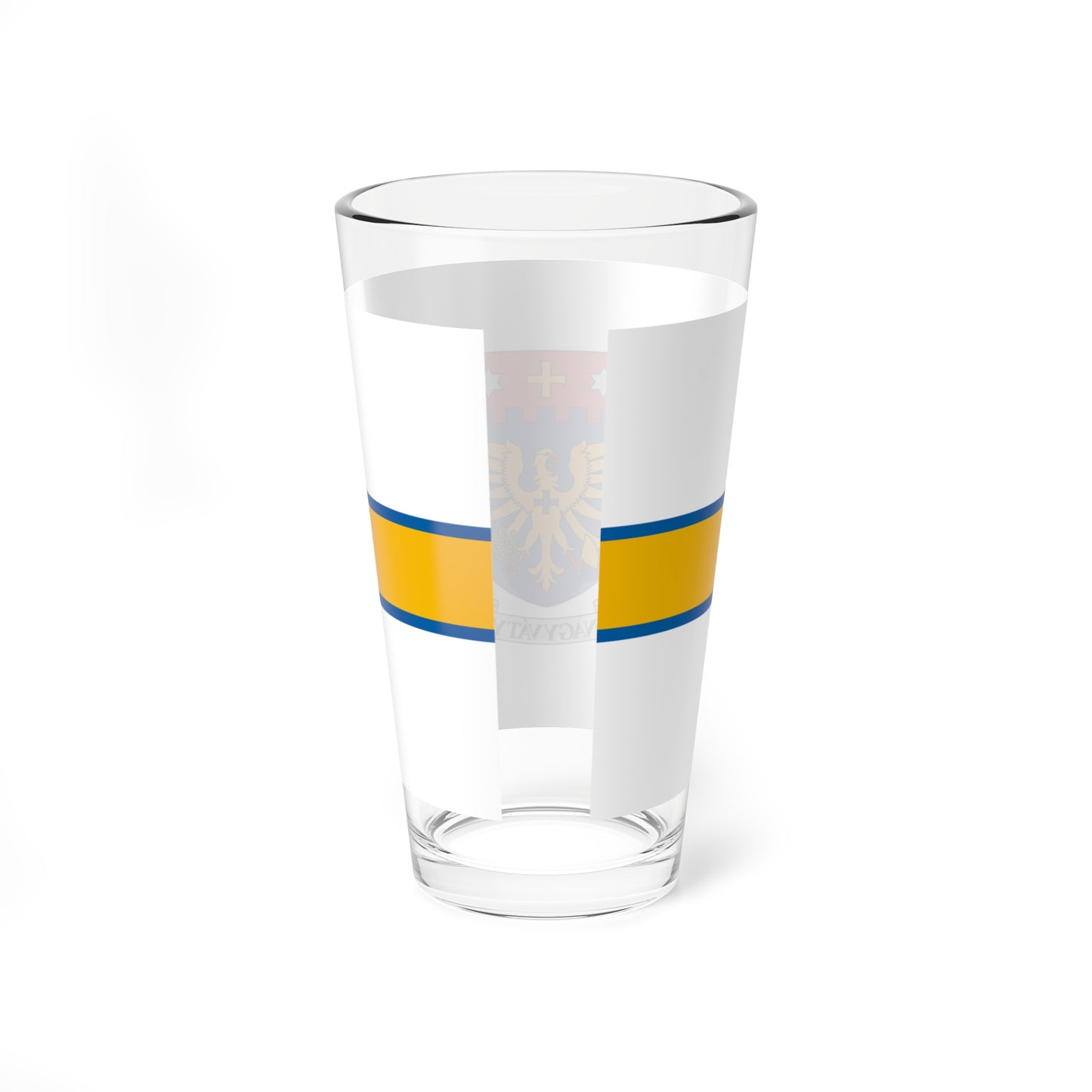 Flag of Nagyvaty (Hungary) Pint Glass 16oz