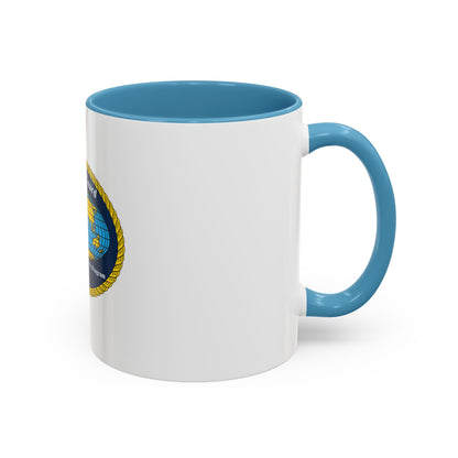 International Port Security Program USCG (U.S. Coast Guard) Accent Coffee Mug