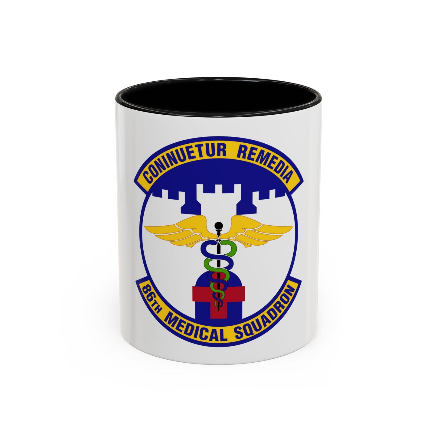 86 Medical Squadron USAFE (U.S. Air Force) Accent Coffee Mug