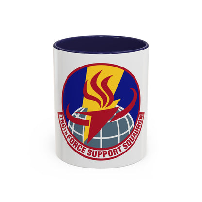 786th Force Support Squadron (U.S. Air Force) Accent Coffee Mug