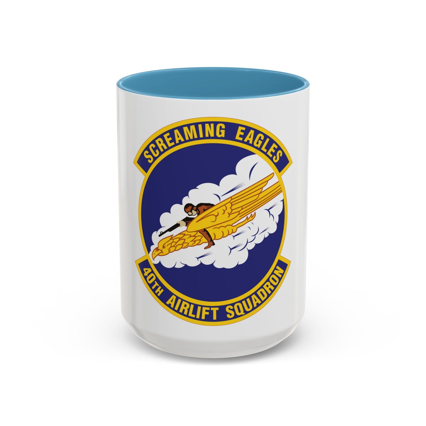 40th Airlift Squadron (U.S. Air Force) Accent Coffee Mug